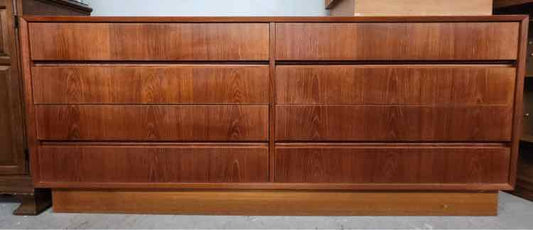 8 Drawer Teak Norwegian Dresser