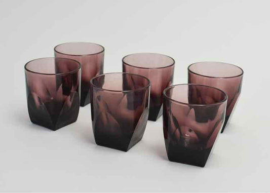 Glassware Luigi Bormioli'Van Gogh'Amethyst Rocks