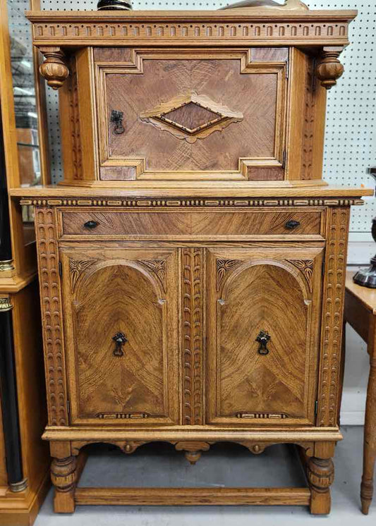 Antique Oak Server