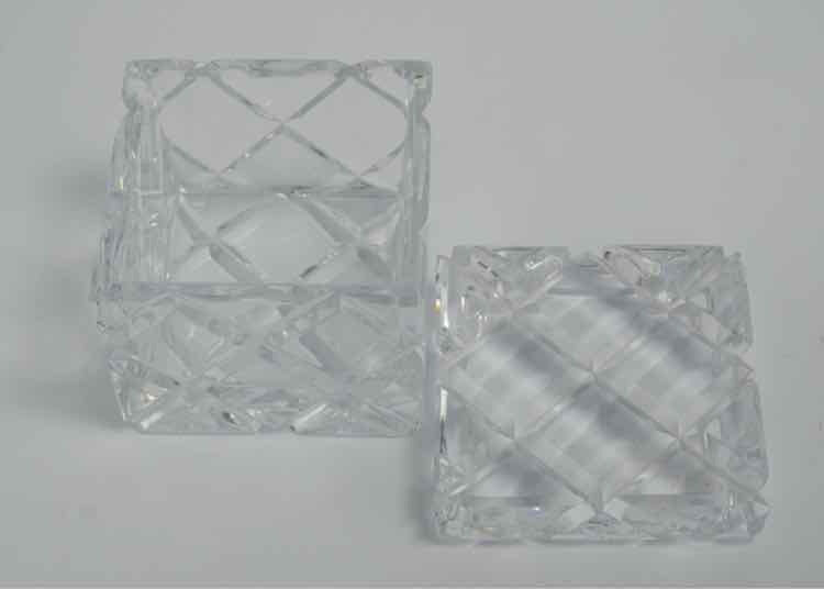 Crystal Cube Candy Dish