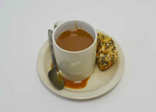 Faux Coffee & Doughnut Food Prop