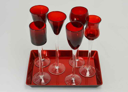 Red Glassware
