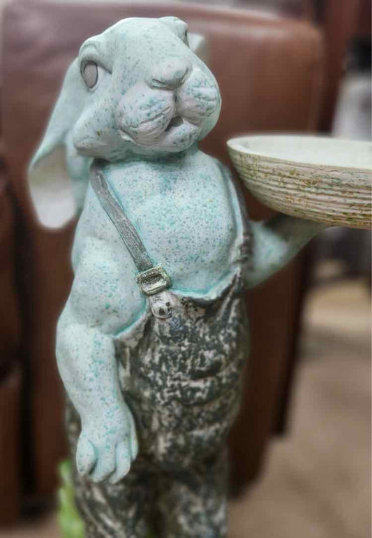 Tall Vintage Rabbit Statue