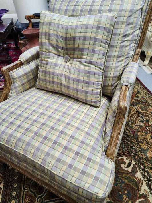 French Upholstered Arm Chair