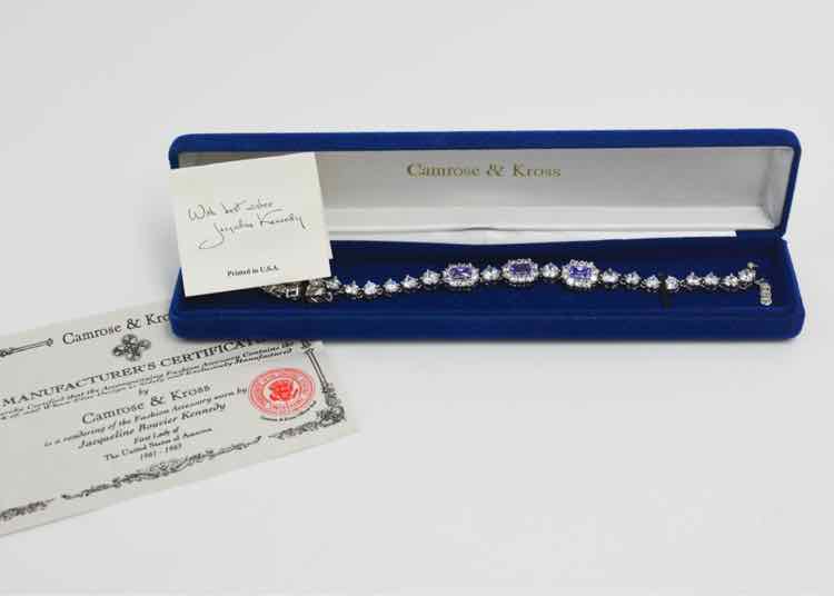 Camrose & Kross JBK Faux Tanzanite Crystal Bracelet