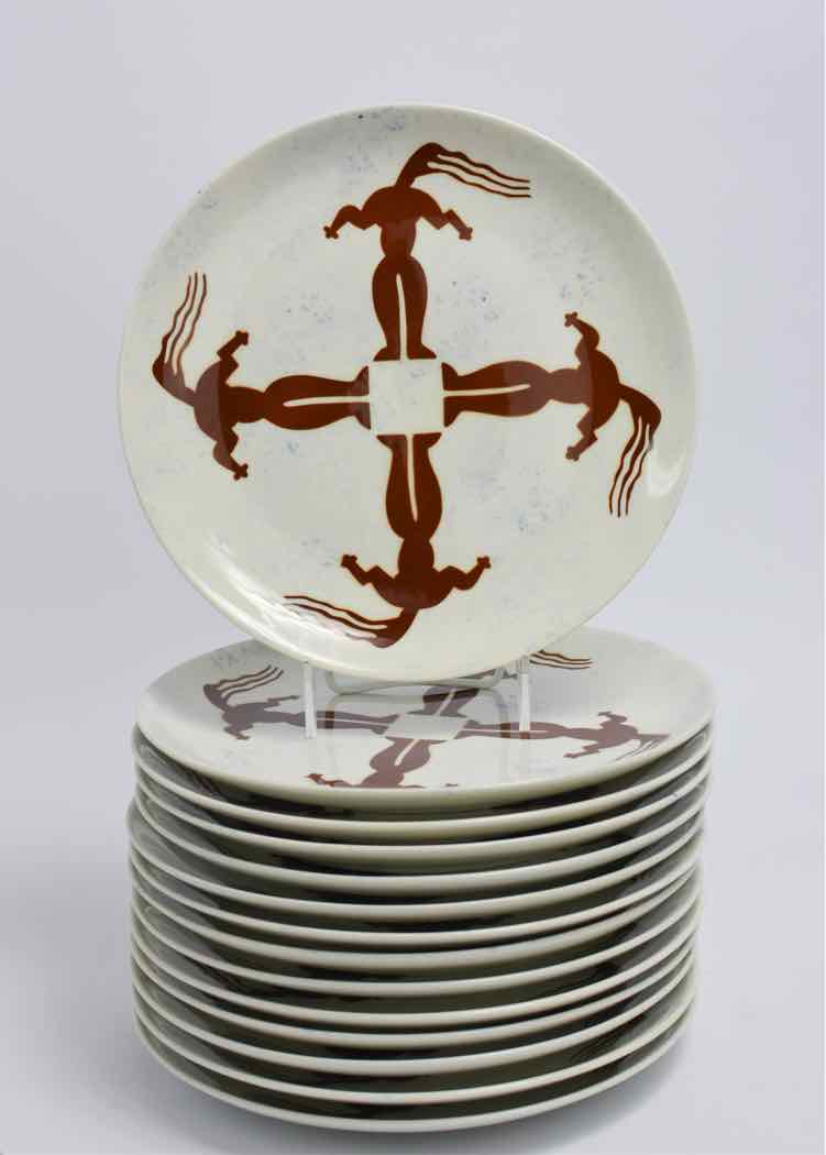 Set of 14 Caribbean Arts Plates