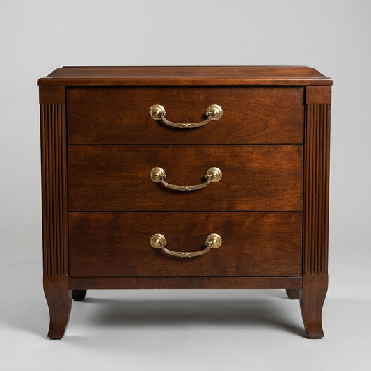 Ethan Allen 3 Drawer Nightstand