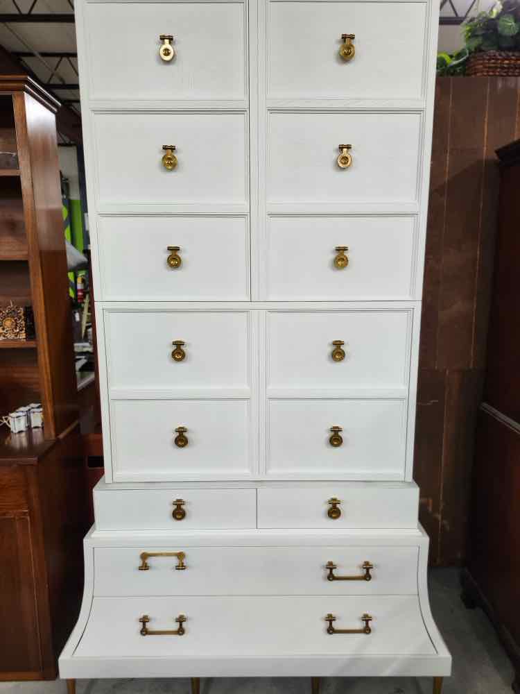 2pc Mansard Tall Cabinet