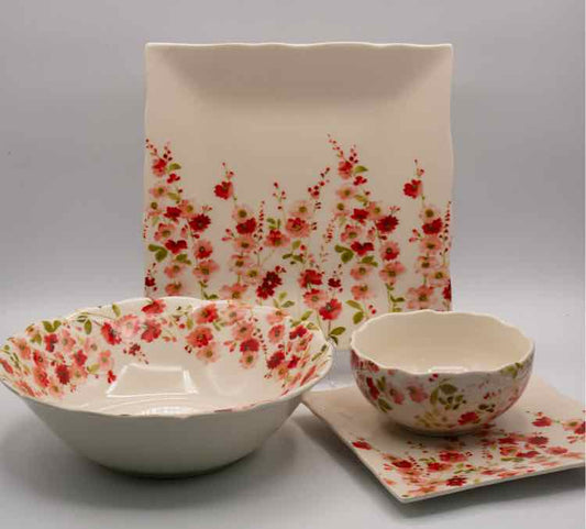 20PC.222 Fifth Bolicia Red Dinnerware