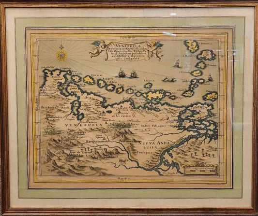 Art Venezuelan Map Print by Meridies