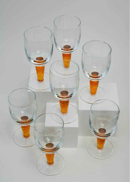 Denby "Fire" Water Goblets