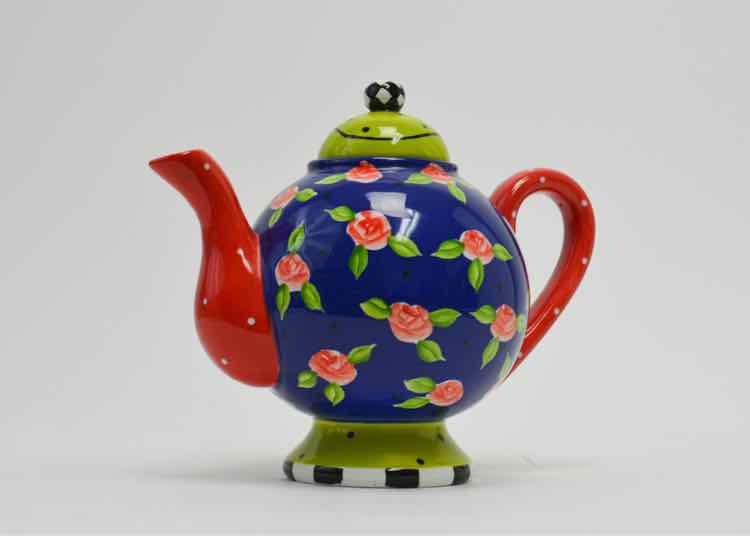 Joyce Shelton Whimsical Teapot