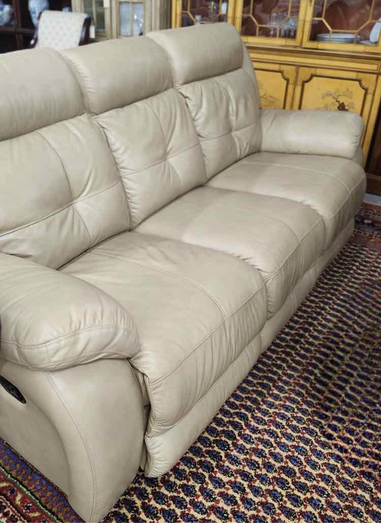 Leather Recliner Sofa