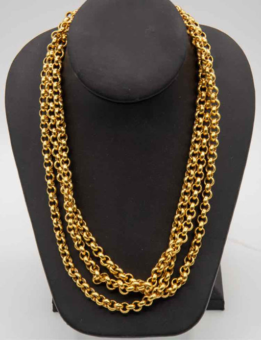Goldtone Link Chain Necklace