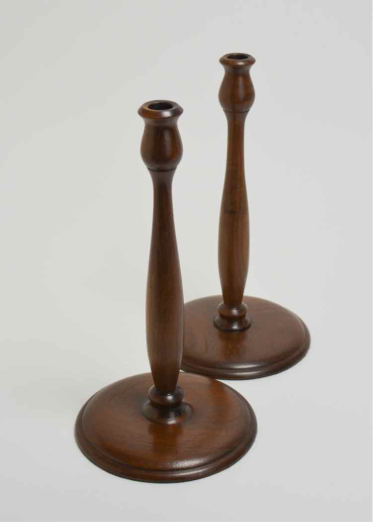 Wooden Candlesticks