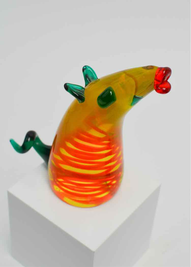 Signed Murano Glass Mouse