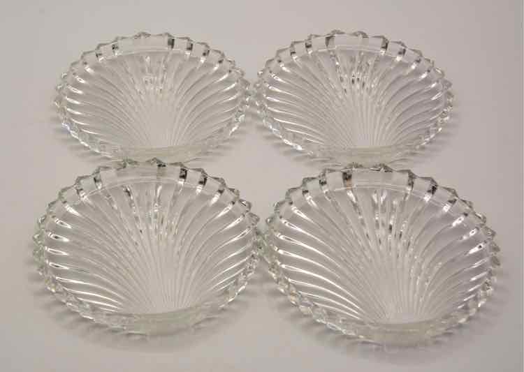 4 Villeroy Boch Platano 5" Crystal Plates