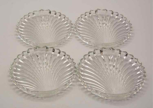 4 Villeroy Boch Platano 5" Crystal Plates