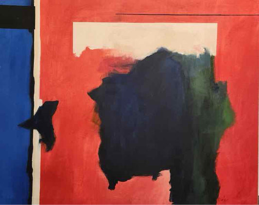 Art Abstract Oil B. Kline