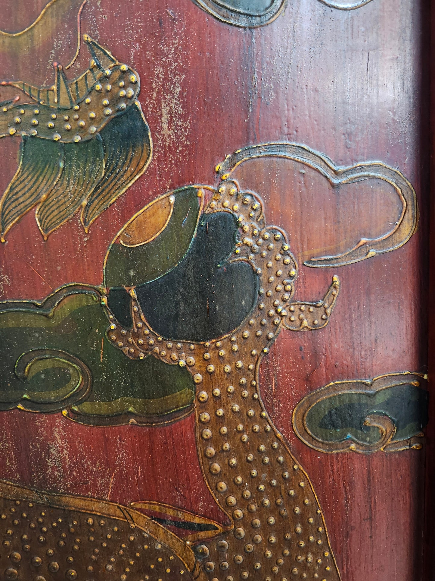 Red Asian Cabinet