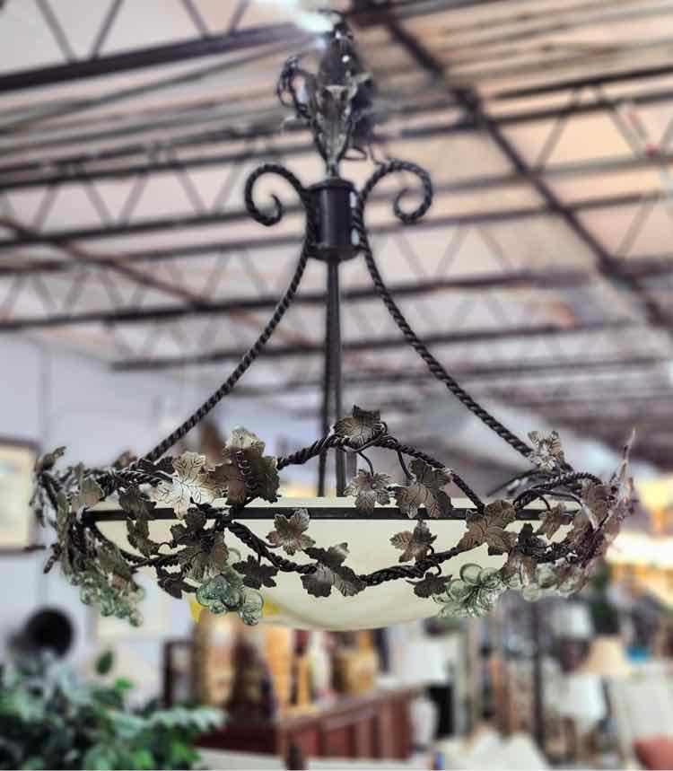 Meyda Grape Leaf Chandelier