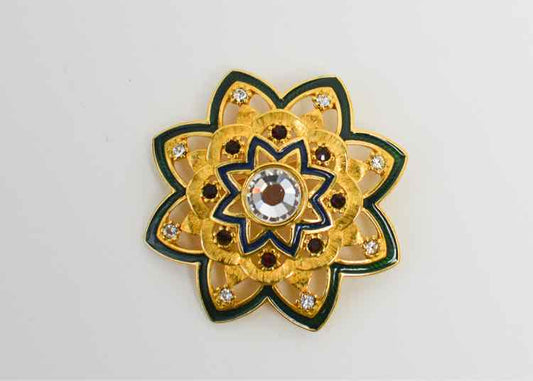 Camrose & Kross gold-tone LBK Kilt Pin