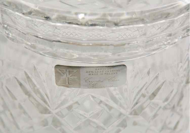 Crystal Lidded Ice Bucket/Poland