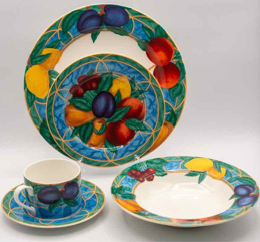 39 Piece Victoria & Beale Forbidden Fruit Dishware