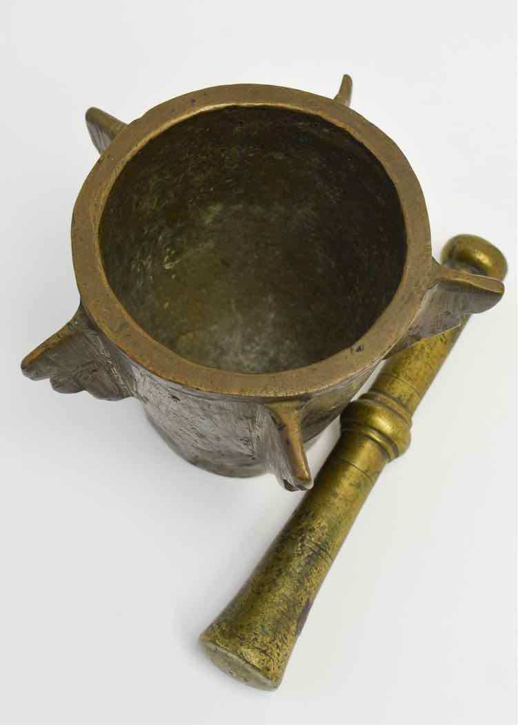 Bronze Apothecary Mortar & Pestle