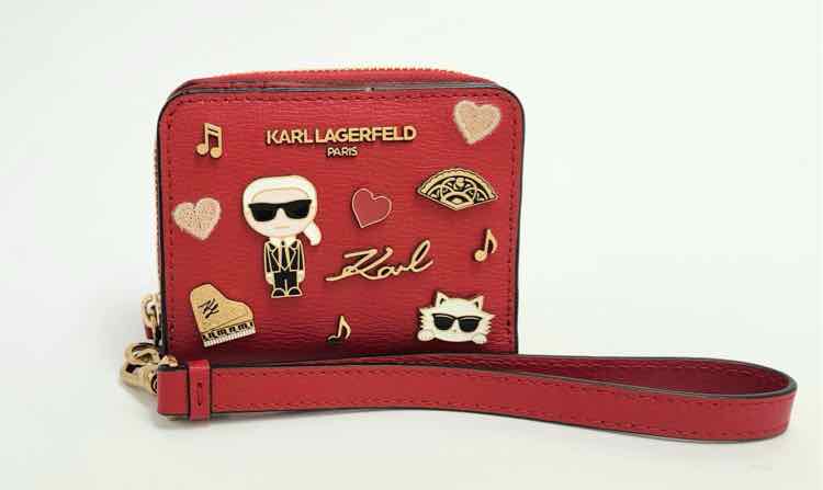 Small Karl Lagerfeld Red Wallet