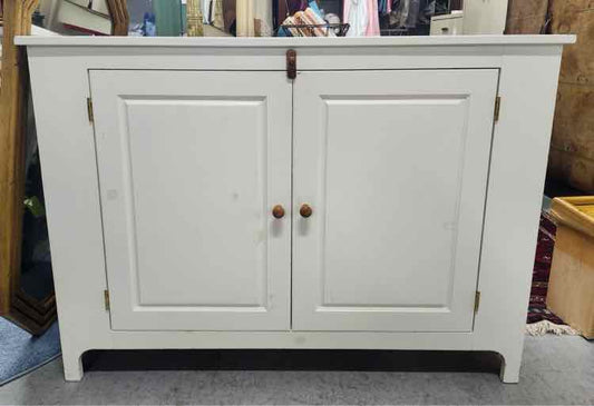 Master Craft White 2 Door Cabinet