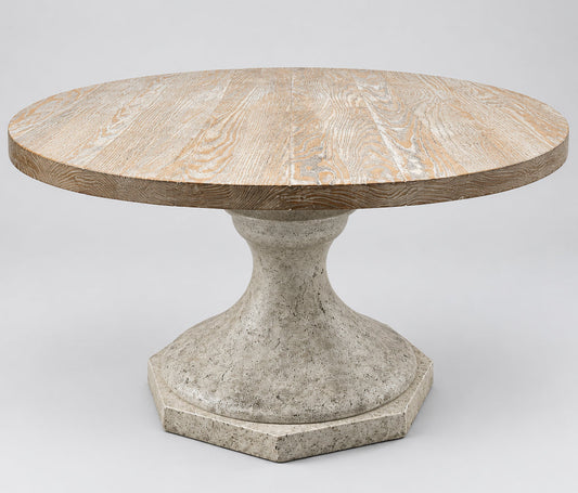 Hickory Chair Wood Top Table