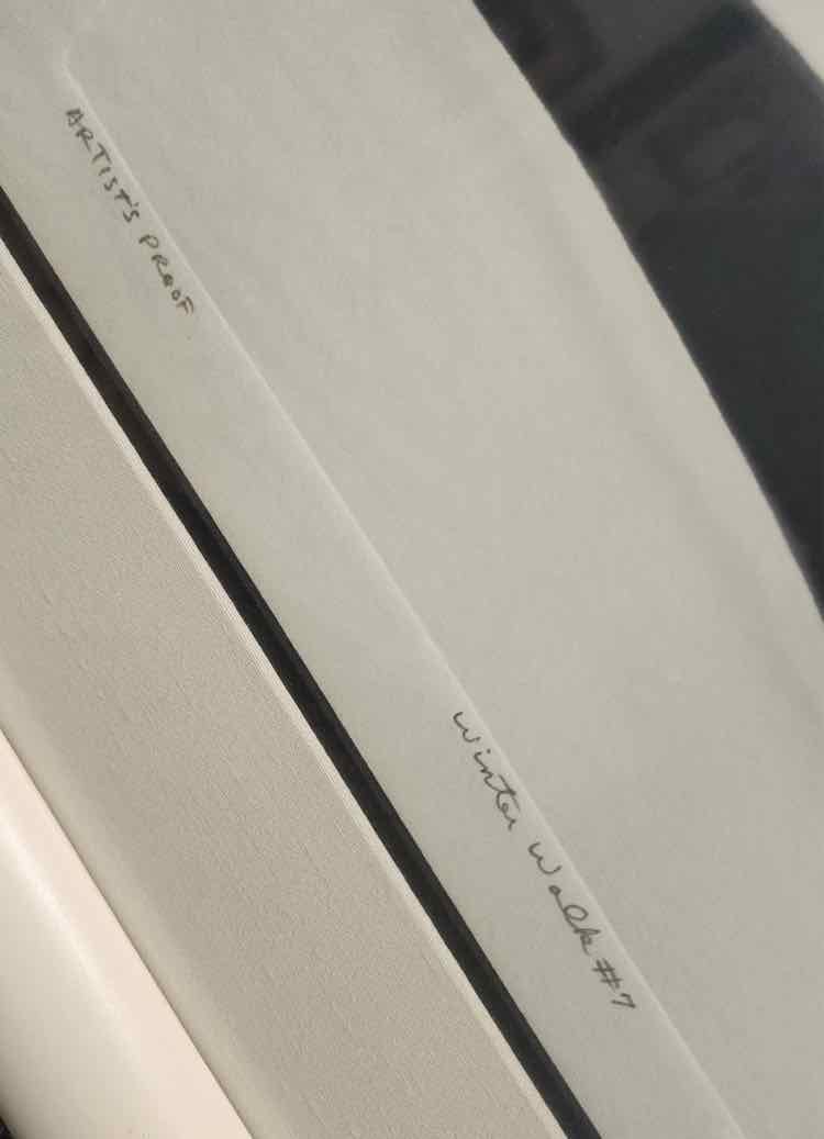 "Winter Walk #7" MCM Art David Shapiro