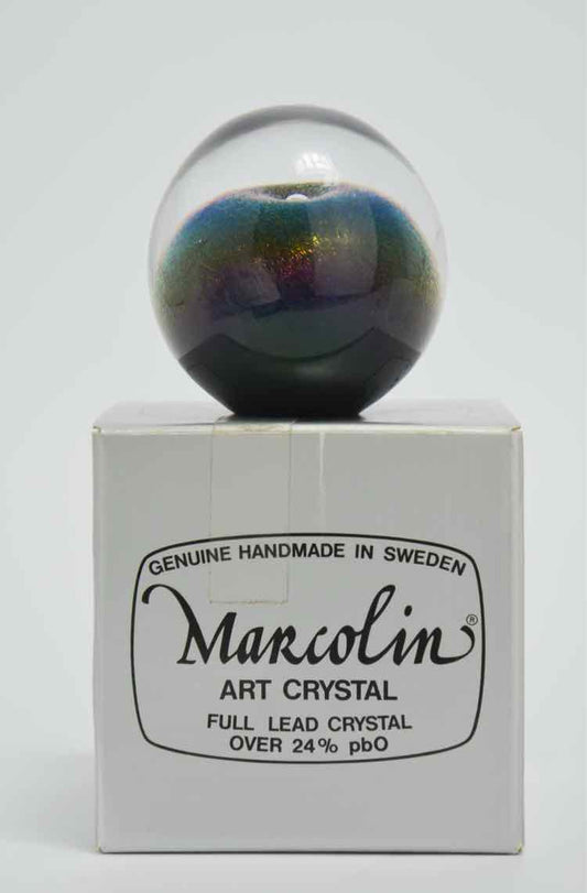 Marcolin Glass Paperweight