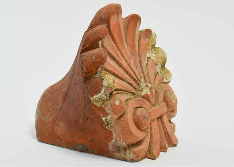 Art Greek 19th c. Terra Cotta Antefix
