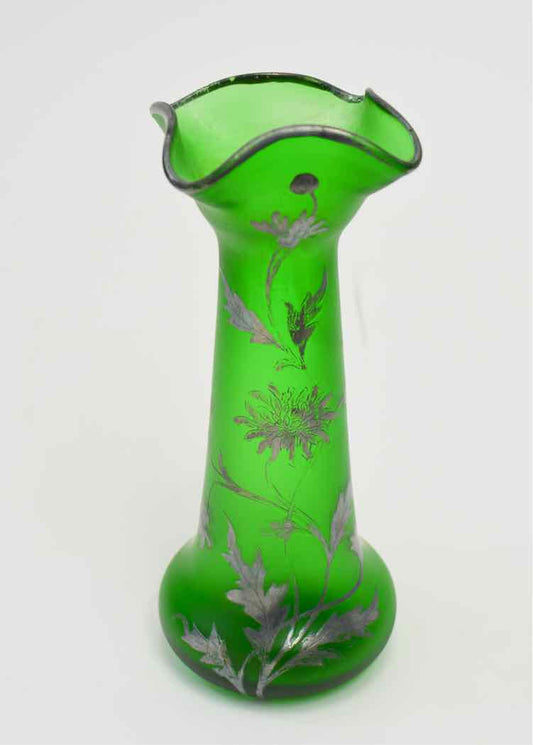Vtg.Bohemian Kralik Vase
