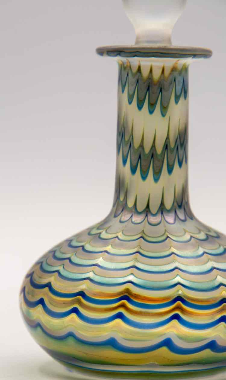 Correia Pulled Feather Perfume Bottle
