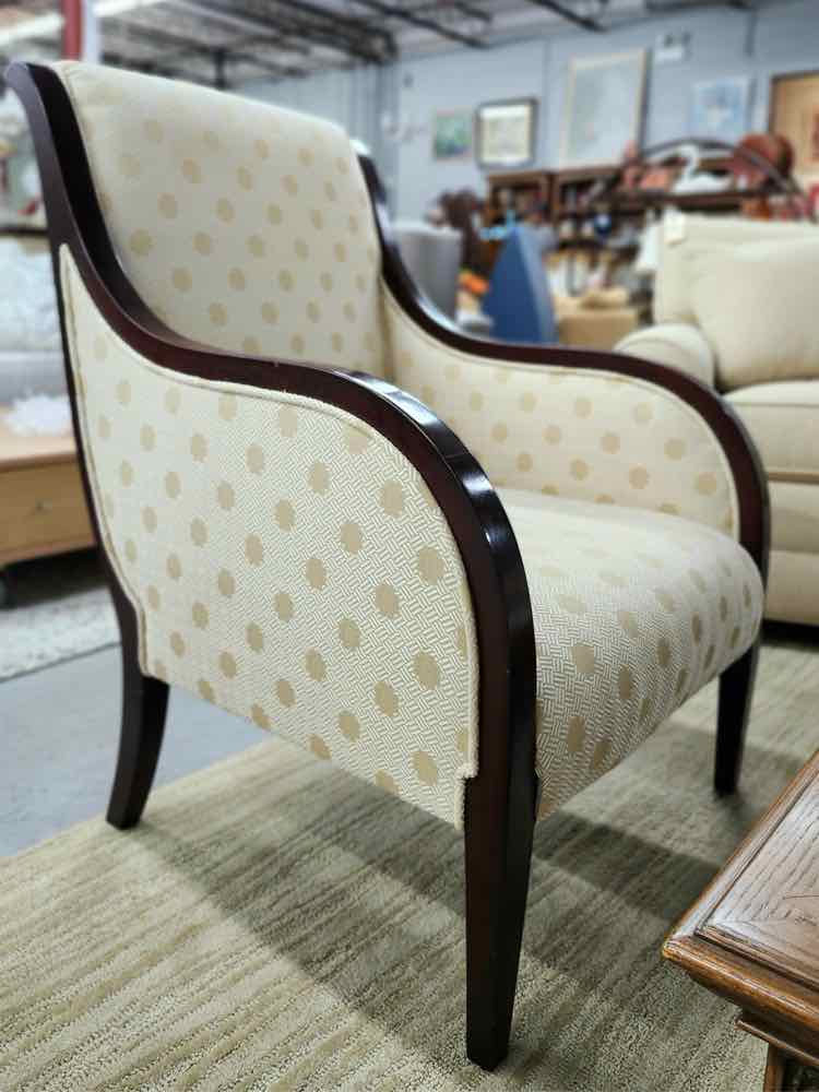 Gold Wood Frame Chair