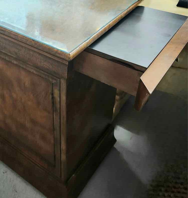 Henredon Charles X MCM Burlwood Server