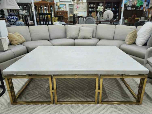 Century White TopCoffee Table
