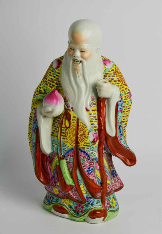 Vintage Shou Xing Statue
