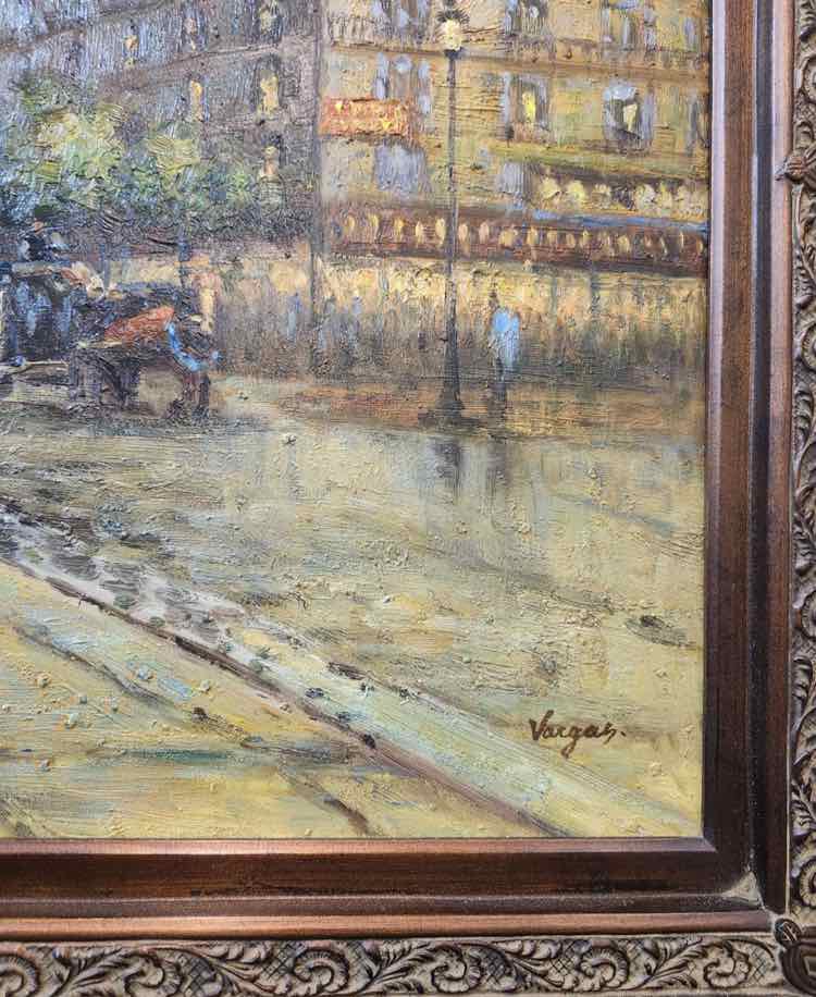 Art Parisian Street Scene Oil Paintings