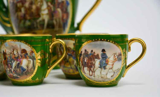 19th C. Napoleon Tea Set