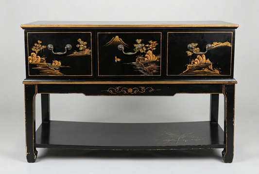 Chinoiserie Style File Cabinet