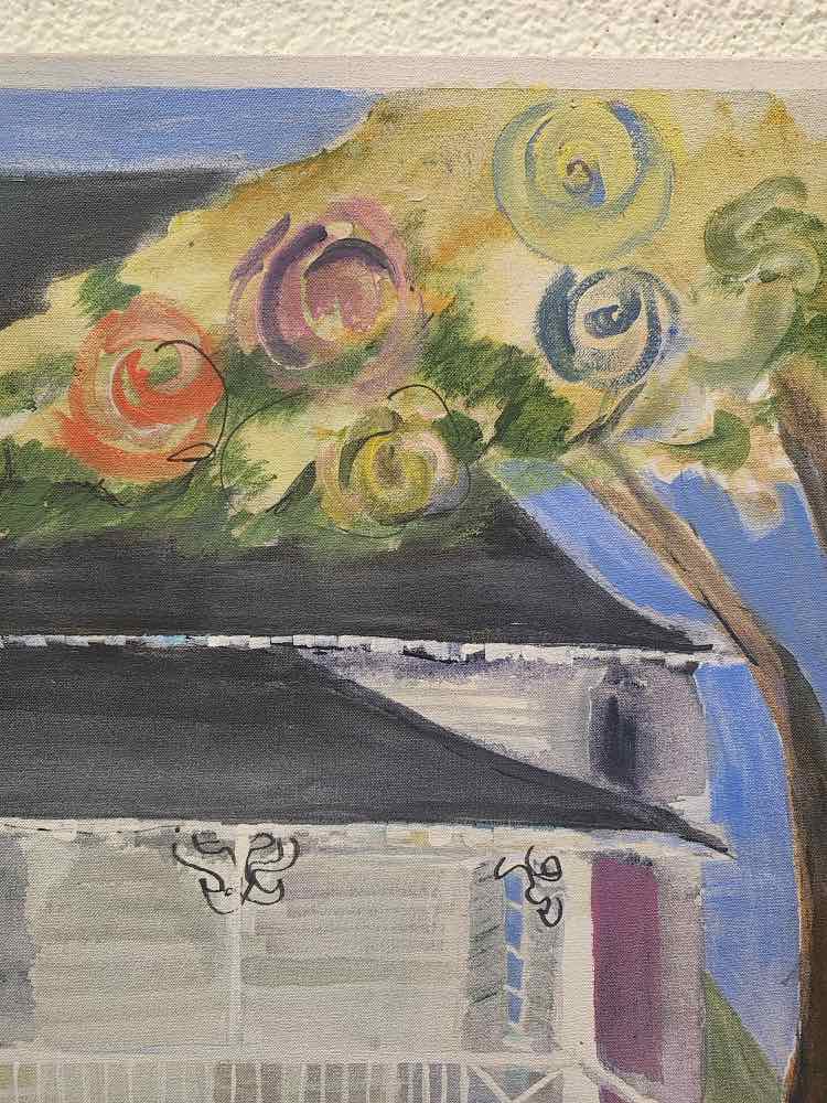 "House at Mt. Eagle" Oil Painting