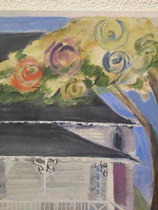 "House at Mt. Eagle" Oil Painting