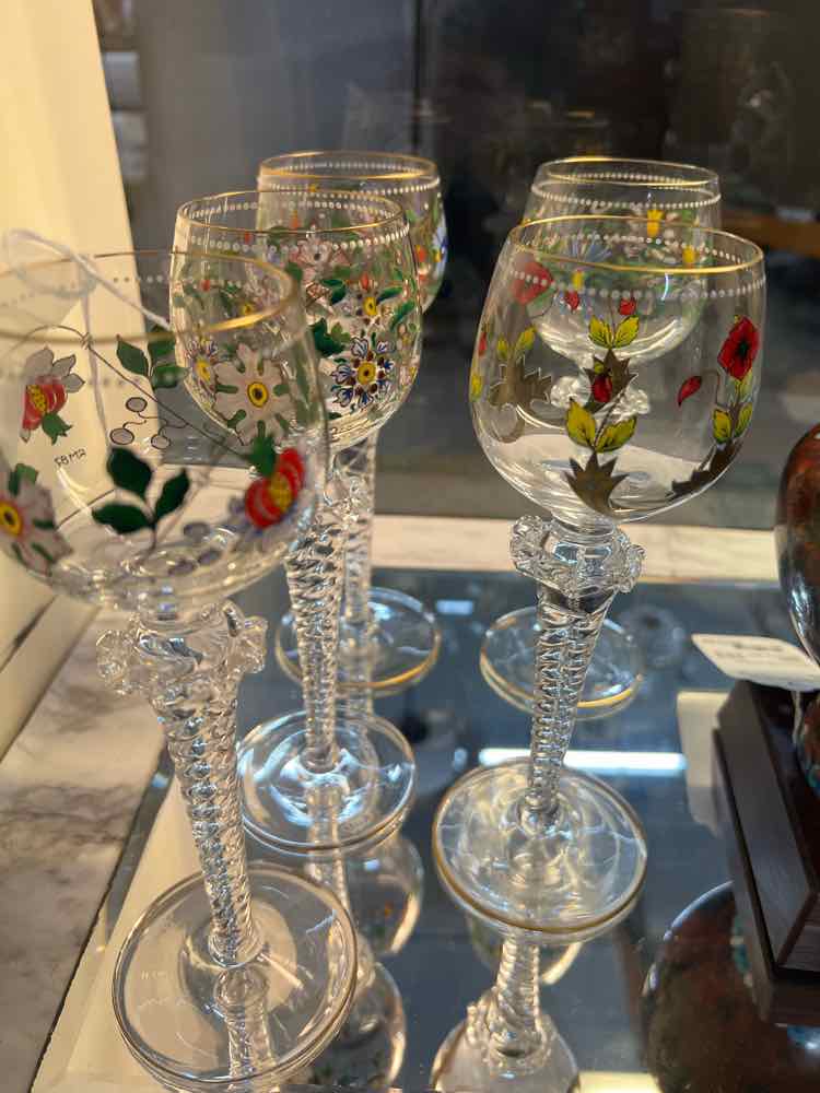 German Glass Goblets