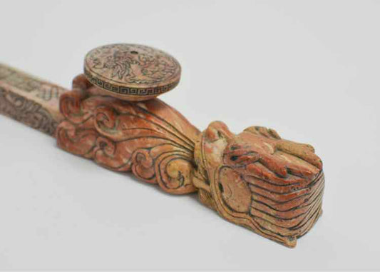 Carved Opium Pipe