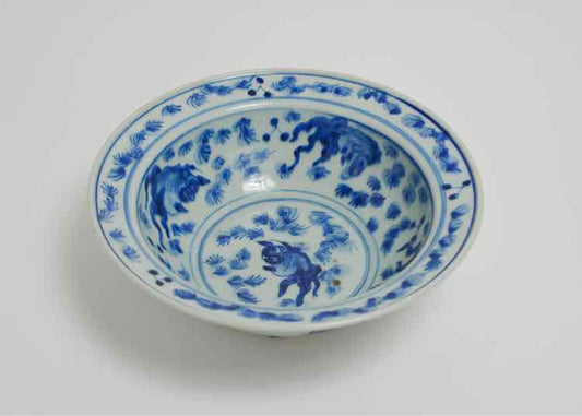 Antique Chinese Porcelain Blue/White Basin