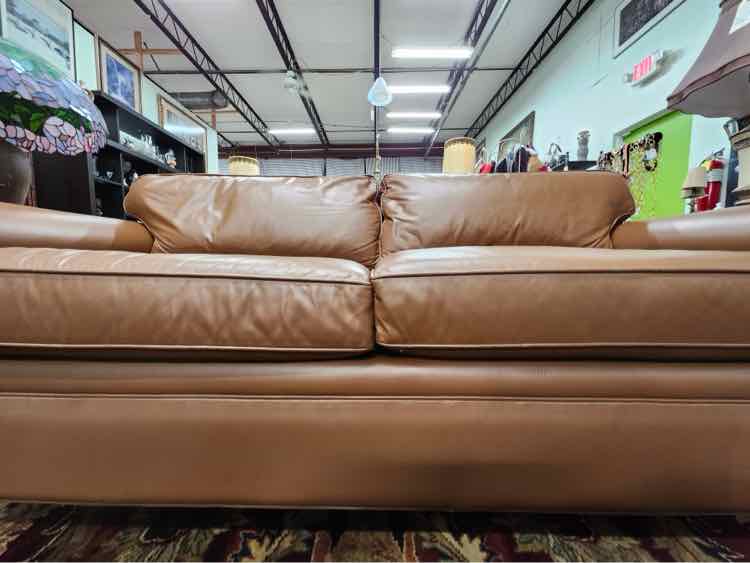 Avery Boardman Leather Sleeper Sofa
